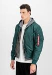 Bomberjacke ALPHA INDUSTRIES "MA-1 VF Vintage Fit 59", Herren, Gr. S, gr&uuml;n (force