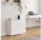 en.casa Sideboard, &raquo;Paarl&laquo; mit 2 T&uuml;ren und 2 Schubladen 74x79x36 cm Wei&szlig;,