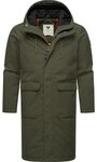 Ragwear Wintermantel Mr Them Long lange wasserdichte Herren Winterjacke mit Kapuze