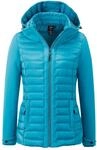 Steppjacke DEPROC ACTIVE "GILMOUR AIMEE Women", Damen, Gr. 36 (S), blau (hellblau),