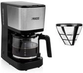 PRINCESS Filterkaffeemaschine, f&uuml;r 12 Tassen mit Glaskanne und 2x Permanentfilter,
