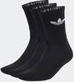 Sportsocken ADIDAS ORIGINALS "TR CREW S 3P", Herren, Gr. M (40/42), schwarz,
