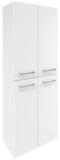 FACKELMANN Hochschrank Verona Doppel Hochschrank mit Innenschublade - Wei&szlig;...