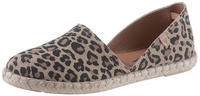 VERBENAS Espadrille Strandschuh, Sommerschuh, Loafer im trendigen Animal-Look