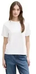 TOM TAILOR Denim T-Shirt mit Rundhalsausschnitt wei&szlig; XXL (44)