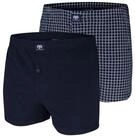CECEBA Boxershorts Daytona mit Eingriff, 100% Baumwolle, im 2er Pack