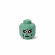 NHG Aufbewahrungsbox LEGO Storage Head Small Green Skeleton