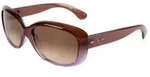 Ray-Ban Sonnenbrille Ray-Ban Jackie Ohh RB4101 860/51 58 Brown Lilac Light Brown