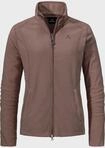 Fleecejacke SCH&Ouml;FFEL "Fleece Jacket Leona3", Damen, Gr. 38, lila (3905, braun),