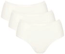 sloggi Midislip GO Daily Cotton (3er Pack) Glanz-Effekt Details, weich, Baumwollmix,