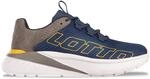 Sneaker LOTTO, Herren, Gr. 36, gelb (navy, gelb), Synthetik, Textil, mehrfarbig,
