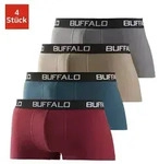 Buffalo Hipster (Packung, 4-St) knapp sitzende Boxershorts mit Kontrastbund aus