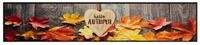 vidaXL Teppich, K&uuml;chenteppich Waschbar Herbst 60x300 cm Samt