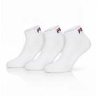 Fila Kurzsocken UNISEX INVISIBLE PLAIN SOCKS (3 Paar) mit Logostickerei