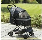PawHut Hundebuggy Hundewagen Buggy Pet Stroller Oxford schwarz, (Haustierwagen,