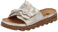 Rieker Pantolette Sommerschuh, Strandschuh, Hausschuh mit modischer Plateausohle