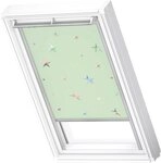 Verdunklungsrollo DKL 4661S, VELUX, verdunkelnd, ohne Bohren, in F&uuml;hrungsschienen,