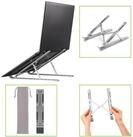 Hama Laptop-St&auml;nder Notebook-St&auml;nder Faltbar Aluminium Silber, (Laptop Stand