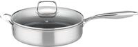 GSW Schmorpfanne Inoxxa Black &Oslash; 28 cm, Edelstahl, Dreischicht-Material,