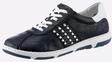 Sneaker RIEKER, Damen, Gr. 40, blau (dunkelblau), Lederimitat, Schuhe Sneaker