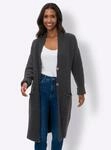 Strickjacke HEINE, Damen, Gr. 36, schwarz, 74% Polyacryl, 23% Polyester, 3% Elasthan,