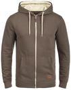 Kapuzensweatjacke BLEND "Kapuzensweatjacke BHHulker", Herren, Gr. M, braun (mocca