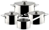 Berndes Topf-Set Millesima 4-teilig, Edelstahl, poliert - Millesima, Edelstahl