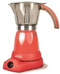 Jocca Espressomaschine Kaffeemaschine mit 0,25 L Kaffeekanne Rot f&uuml;r 6 Tassen...
