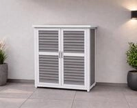 Leco Garten-Ger&auml;teschrank Gartenschrank Aufbewahrungsschrank Mehrzweckschrank MOMO,