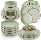 S&Auml;NGER Tafelservice Rio Geschirrset (24-tlg), 6 Personen, Steingut, Handmade,