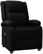 vidaXL Massagesessel, Relaxsessel Schwarz Kunstleder