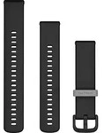 Garmin Smartwatch-Armband Quick release Uhrenarmband Silikon 20 mm Schwarz,