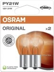Osram KFZ-Ersatzleuchte Osram Signallampe PY21W Original 2.0 2 St&uuml;ck