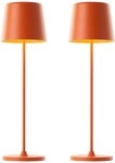 Brilliant LED Tischleuchte Kaami - mobile LED Au&szlig;en Akku Tischlampe 2er-Set,