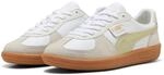 Sneaker PUMA "PALERMO LTH", Herren, Gr. 44, wei&szlig; (puma wei&szlig;, vapor gray, pistachio