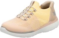 Slip-On Sneaker RIEKER SPORT "Ready2GO", Damen, Gr. 42, bunt (ros&eacute;, gelb),