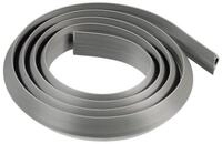 Hama Kabelkanal Flexibler Kabelkanal, 180 x 3 x 1 cm, PVC, Grau, selbstklebend,