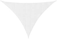 vidaXL Sonnensegel, Sonnenschirm Oxford-Gewebe Dreieckig 4x5x6,4 m Wei&szlig;