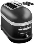 KitchenAid Toaster 5KMT2204EBK Gusseisen Schwarz, 2 kurze Schlitze, f&uuml;r 2...