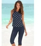 LASCANA Bade-Shirt, mit integrierten Softcups blau 40/42