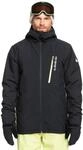 Outdoorjacke QUIKSILVER "MORTON JK", Herren, Gr. L, schwarz (true schwarz),