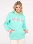 Hoodie ZWILLINGSHERZ "Rahel", Damen, Gr. S, gr&uuml;n (mint), Sweatware, Obermaterial: