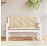 vidaXL Sitzkissen vidaXL Gartenbank-Auflagen 2 Stk. Beige 120x50x7 cm...