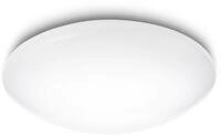 Philips LED Deckenleuchte myLiving Suede, 4000K, weiss, LED fest integriert,