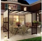 Outsunny Pavillon UV 30+, mit verstellbar Schiebedach, (Pergola,