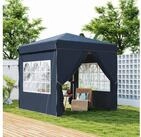 Outsunny Faltpavillon 2,5x2,5m, wasserabweisend stabil winterfest, UV Schutz...