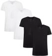 T-Shirt BAMBOO BASICS "T-Shirt VELO 4er Pack", Herren, Gr. XXL, wei&szlig; (wei&szlig;,