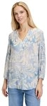 Cartoon Schlupfbluse Damen mit Gummizug
