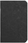 CLAIREFONTAINE Notizbuch Clairefontaine Heft AgeBag 9x14 Leinen lin 48Bl sw