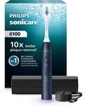 Philips Sonicare Elektrische Zahnb&uuml;rste Series 6100, Aufsteckb&uuml;rsten: 1 St.,...